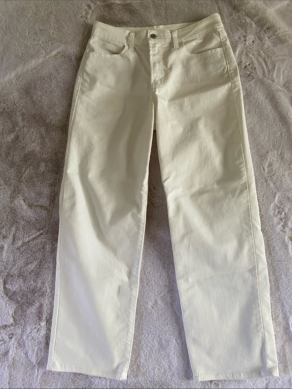 Old Navy White Loose Women's Jeans